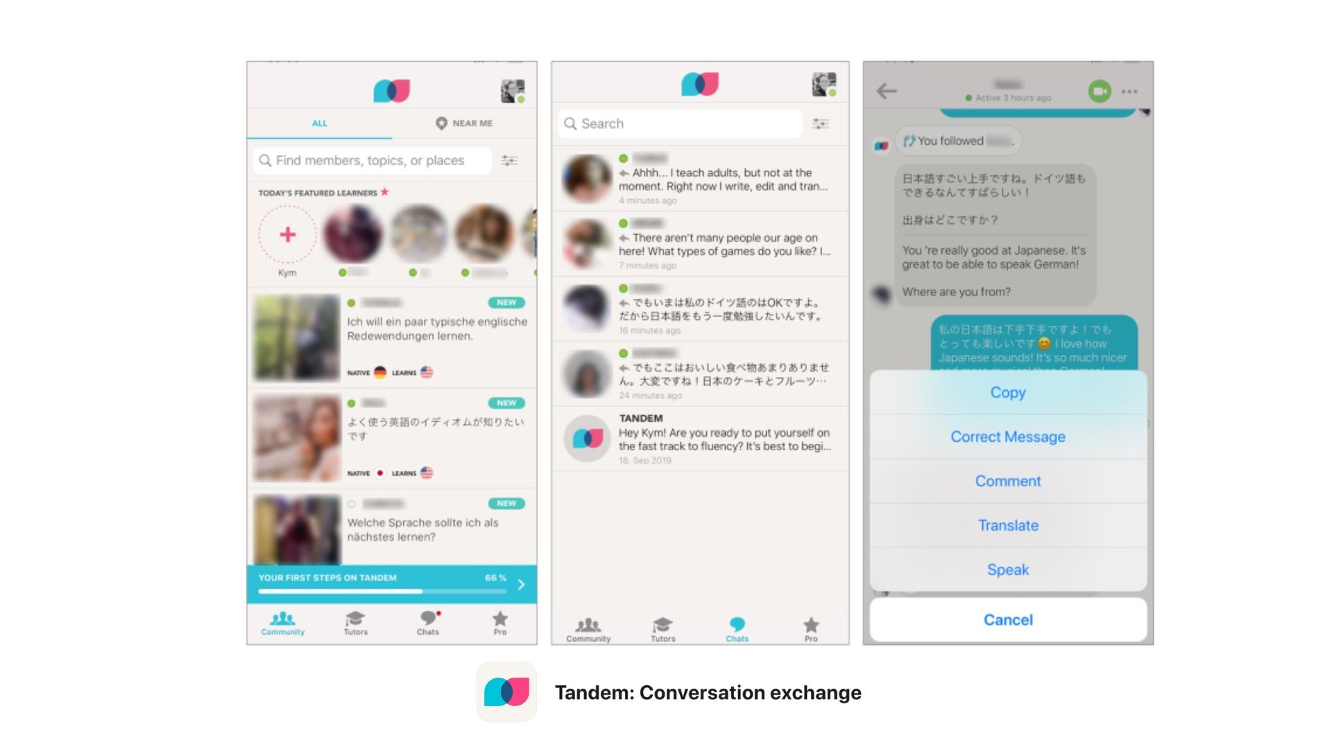 App tandem mobile