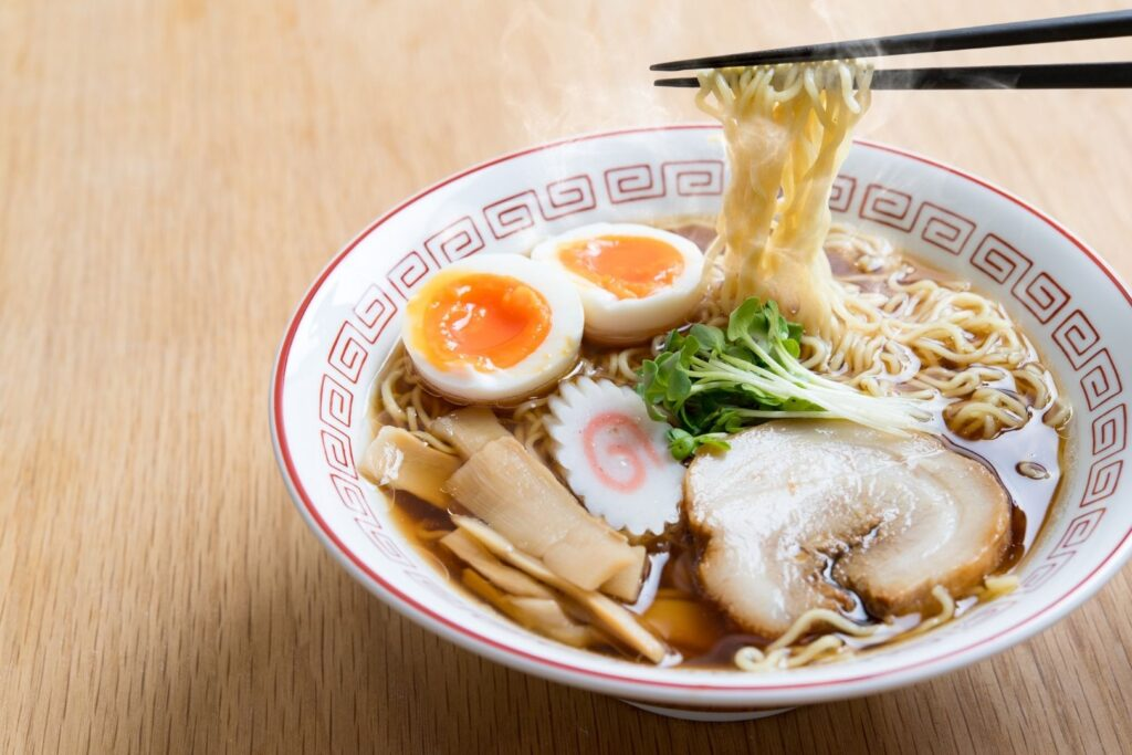 Ramen is a popular noodle dish that originated in China but has become a staple in Japanese cuisine.