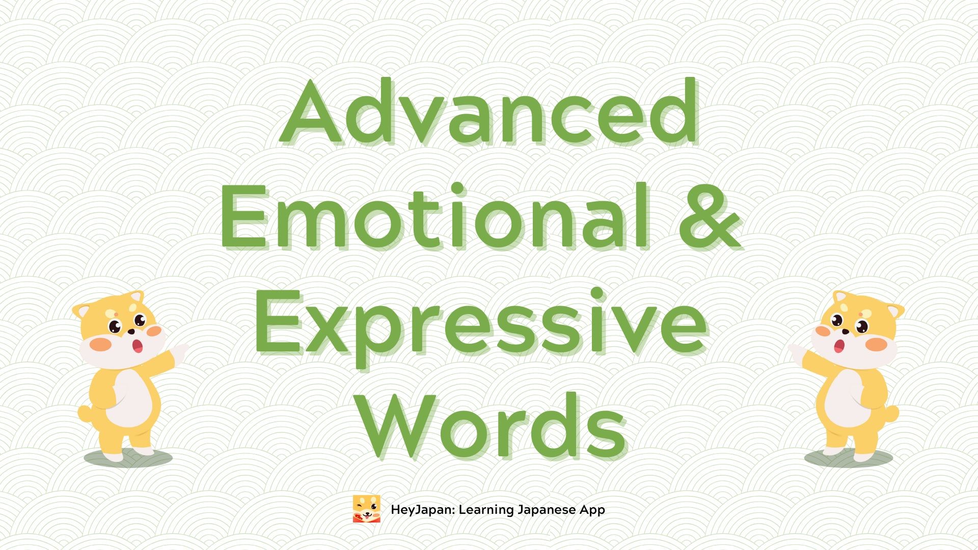 Japanese advanced vocabulary
